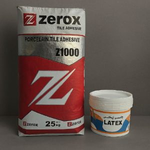 چسب پودری دو جزئی مخصوص پرسلان و اسلب ZEROX